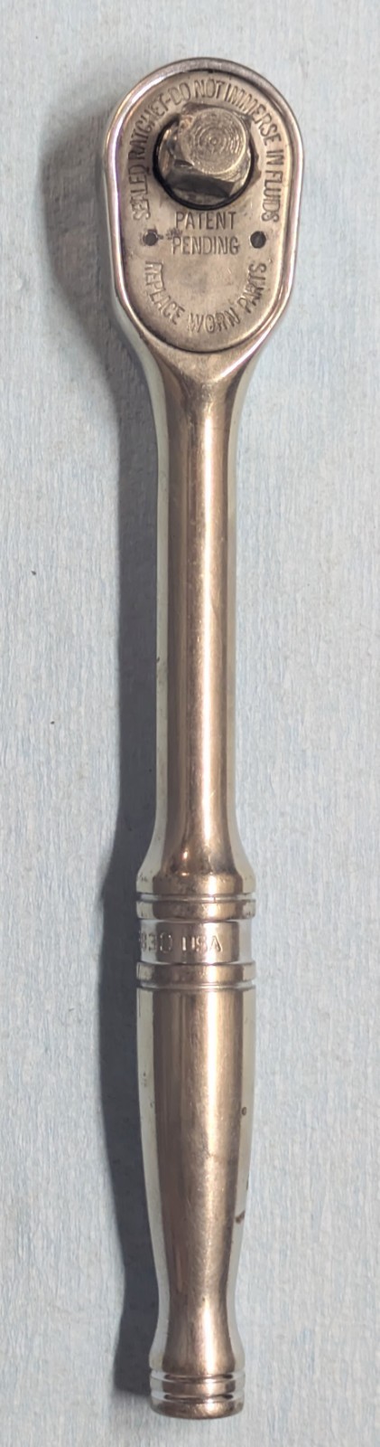 Snap-on F830 3/8 Drive Standard Handle Ratchet Made In USA Nice Condition