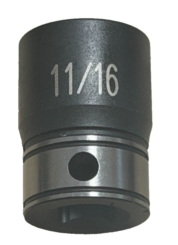 Grey Pneumatic 3/8″ Drive x 11/16″ Regular Duo-Socket – 6pt 81022R Warranty
