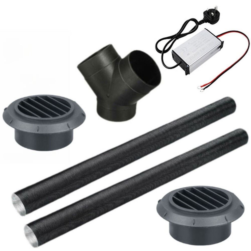 Power Converter Adapter for Diesel Heater 5KW 8KW with 75mm Pipe Set 245V 12V