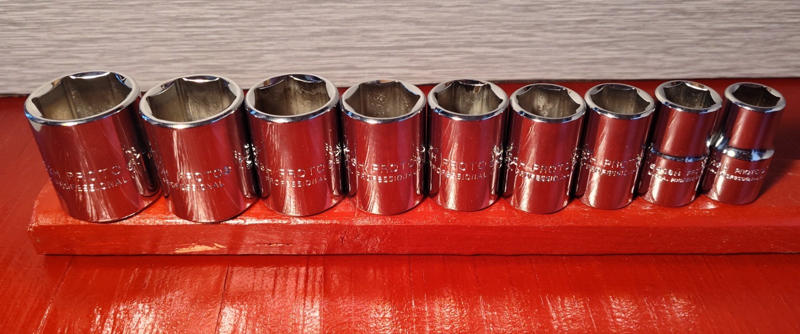 🇺🇲 PROTO PROfessional 45 Pc. Socket Set: SAE/MM, 1/2″ 3/8″ 1/4″ Drive (NEW)