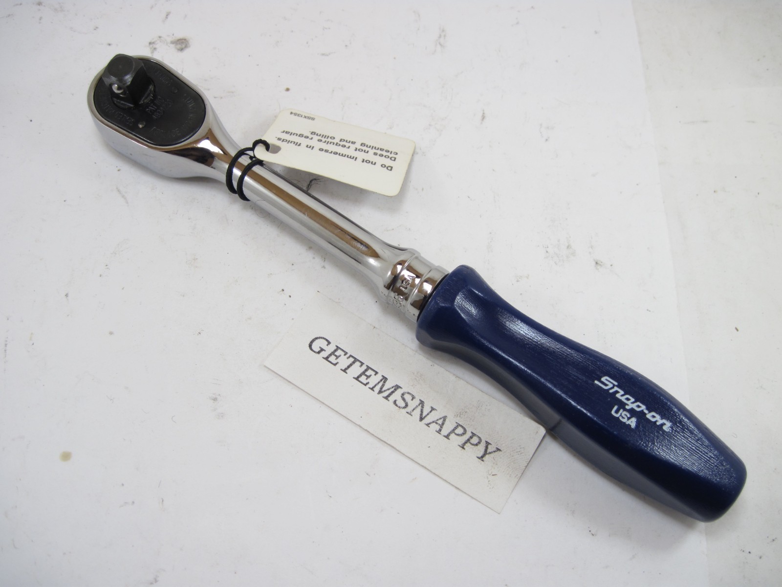 Snap On Dale Earnhardt Jr 3/8″ Drive Blue Handle Ratchet F836 NEW
