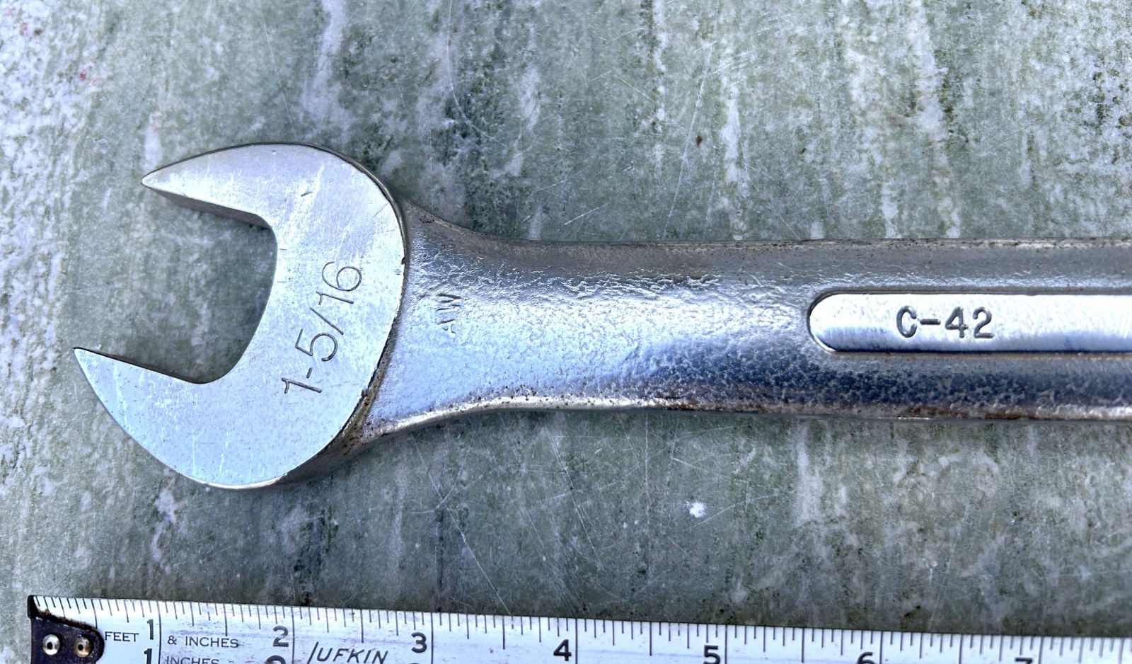 S-K Tools 1-5/16″ SAE Combination Wrench C-42 Made in USA ~ Very Nice