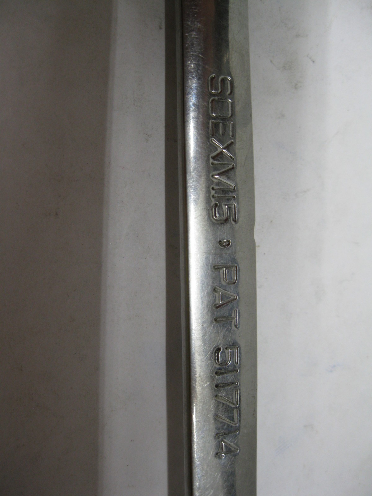 Snap-on tools SOEXM15 15mm 12 Point Metric combination Wrench USA Lot#TBD12-2A