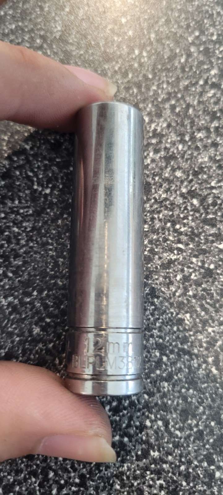 Blue Point Tools BLPLM3812 12mm Metric Deep Socket 3/8″ Drive by snap on