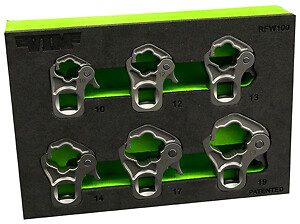 Vim Tools RFW100 6 Piece 3/8″ Drive Ratcheting Flare Nut Set Brand New!