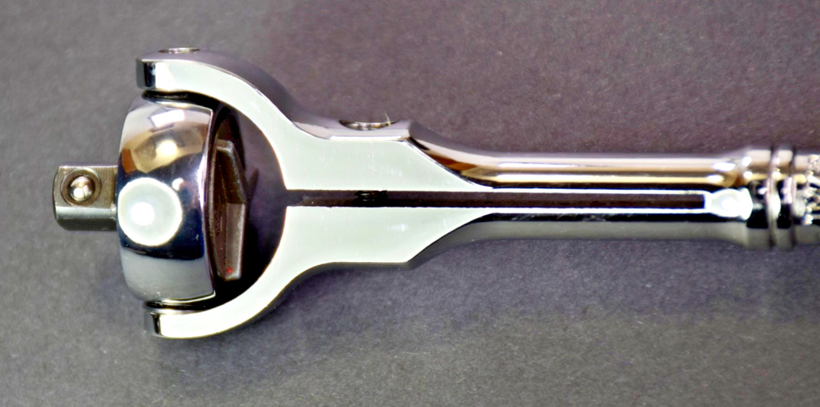 Snap On Tools TM738 1/4″ Drive Swivel Flex Roto Head Ratchet Rare Non Use, USA!
