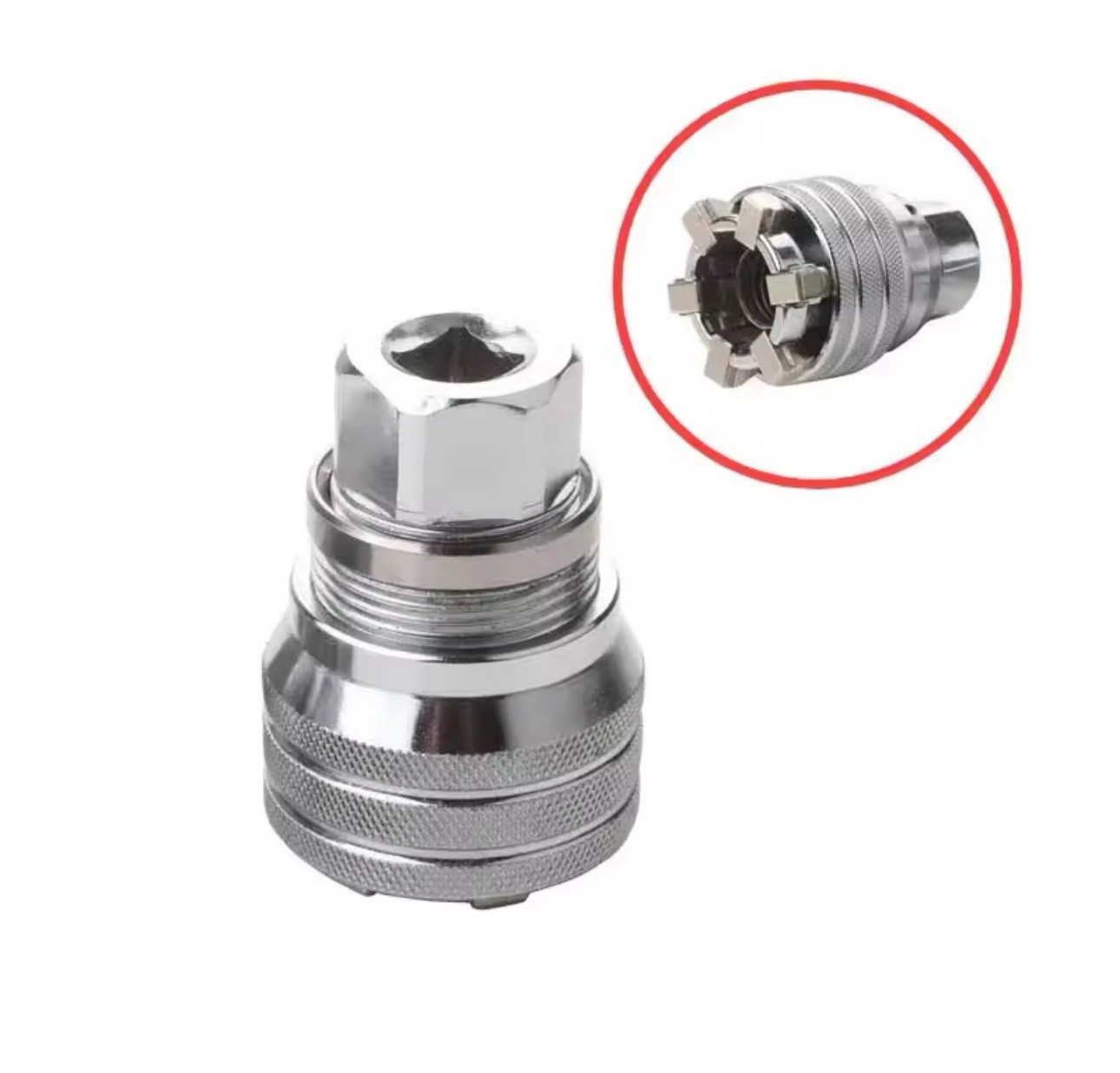 Universal Socket Adapter Set 10-19mm Magic Grip + 3/8” Drill Bit CR-V Steel