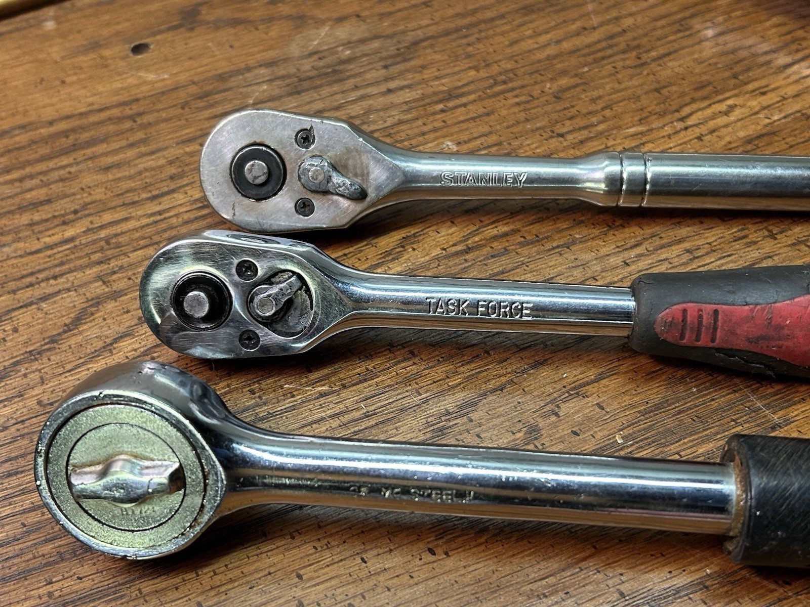 31 Assorted Ratchet Wrenches, Adapters, Extensions Stanley/SK/PROTO/Craftsman