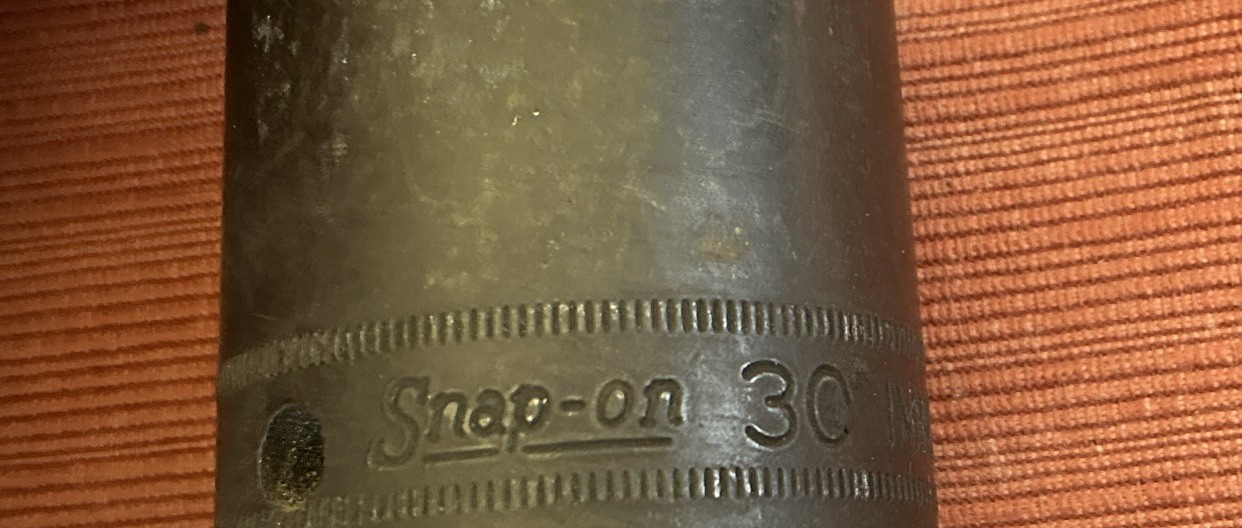 4 Snap-on Tools 1/2″ Drive Metric 6pt Shallow Impact Sockets, 30, 32, 36 & 46mm