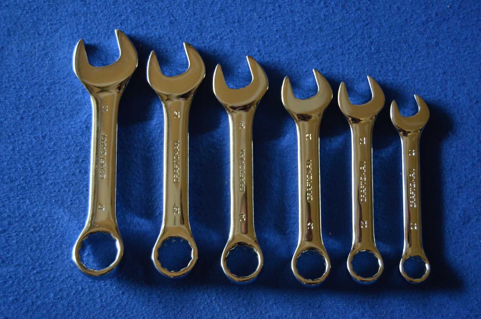 Craftsman 12 PC SAE/Metric Stubby Wrench Set 7/16-3/4″,10,12-15,17 MM 521