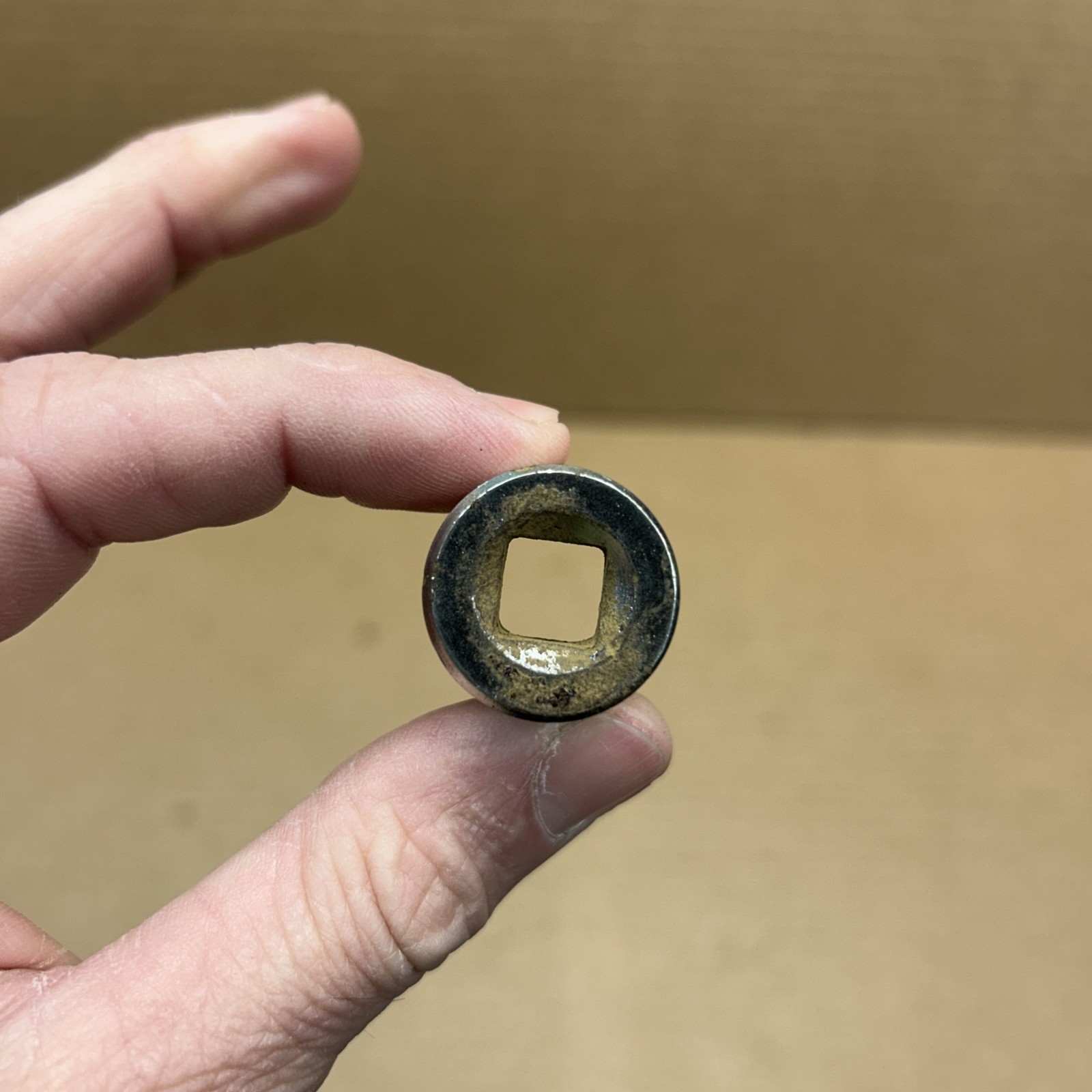 Craftsman 17mm 12 Point Shallow Chrome Socket 3/8″ Drive EE 44307 USA
