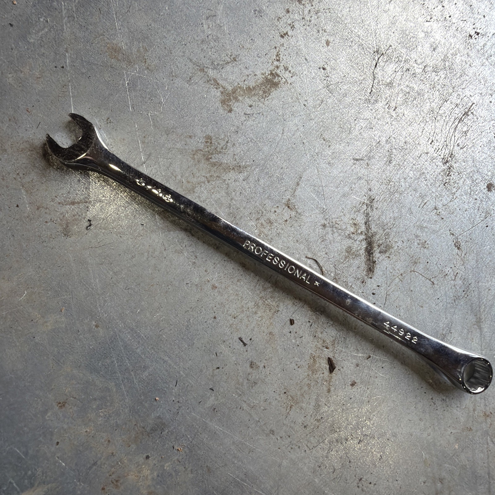 Craftsman Professional 5/16″ Combination Wrench 12pt Full Polish 44922 USA