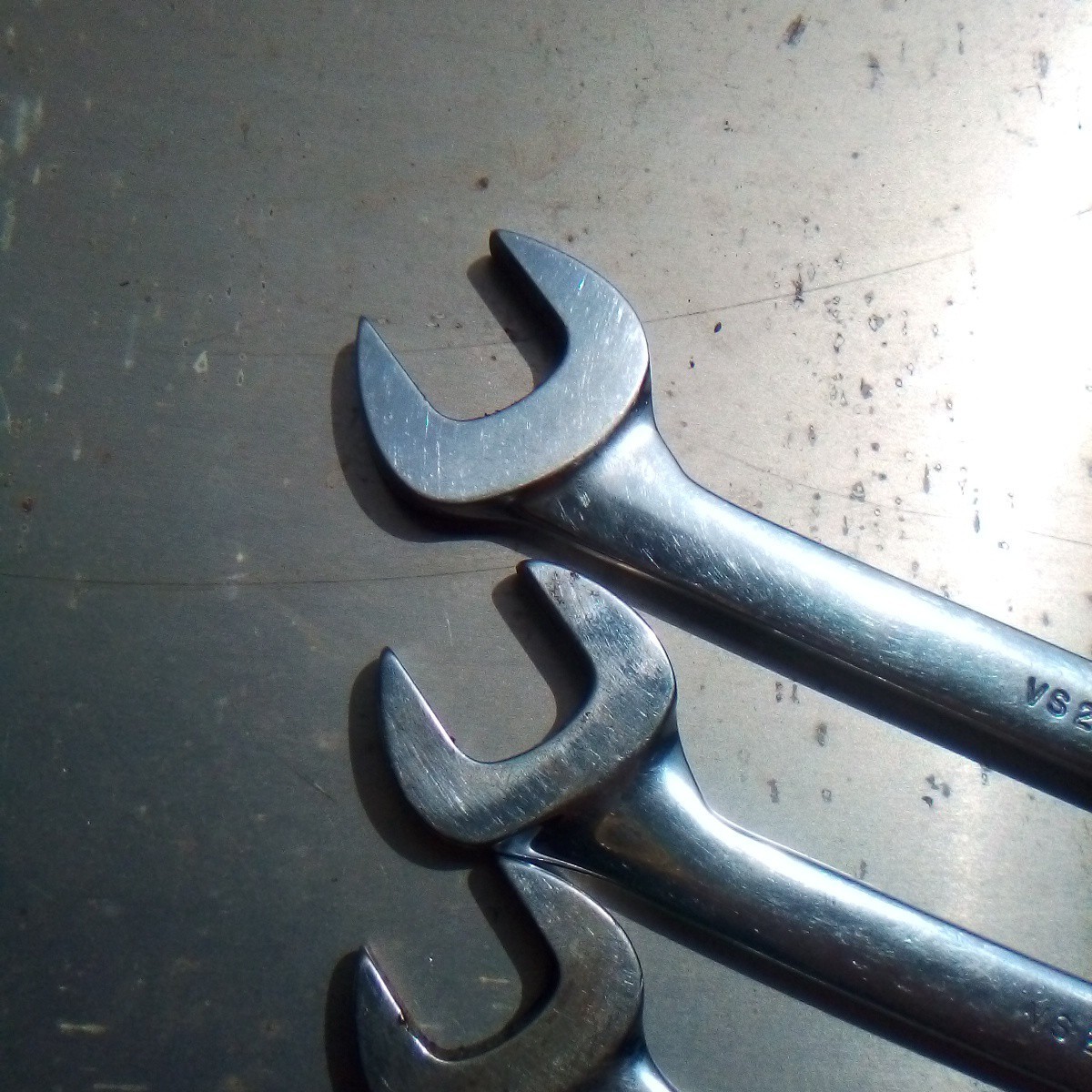 Snap On Tools SAE Four-way Angle Wrench 7 Piece Set VS 807 Lot 1020