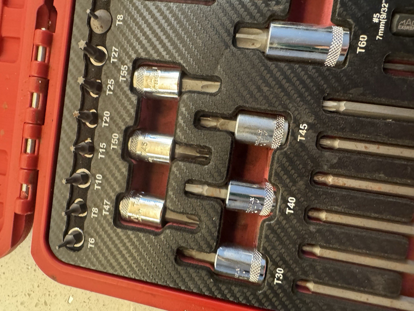 Mac Tools SMXVE51RBRT 51-PC. Master Torx RBRT Star and Extractor Set