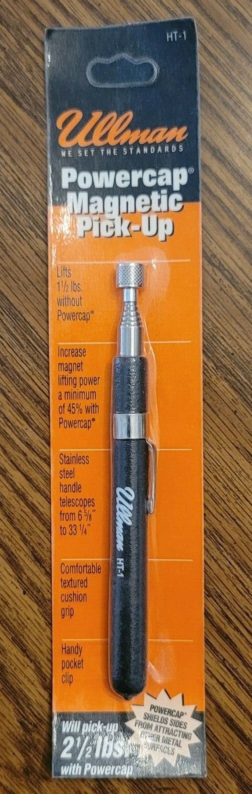 Ullman 2.5lb Telescoping Magnetic Pick Up Tool w/Power Cap #HT-1