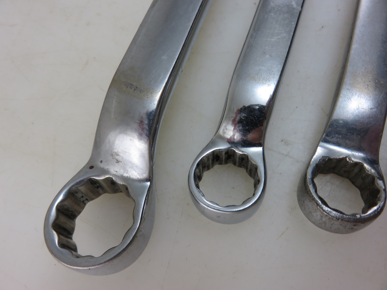 Snap-On XBM Series METRIC Offset Box End Wrench 4pc Set 10mm-15mm + 17mm x 19mm