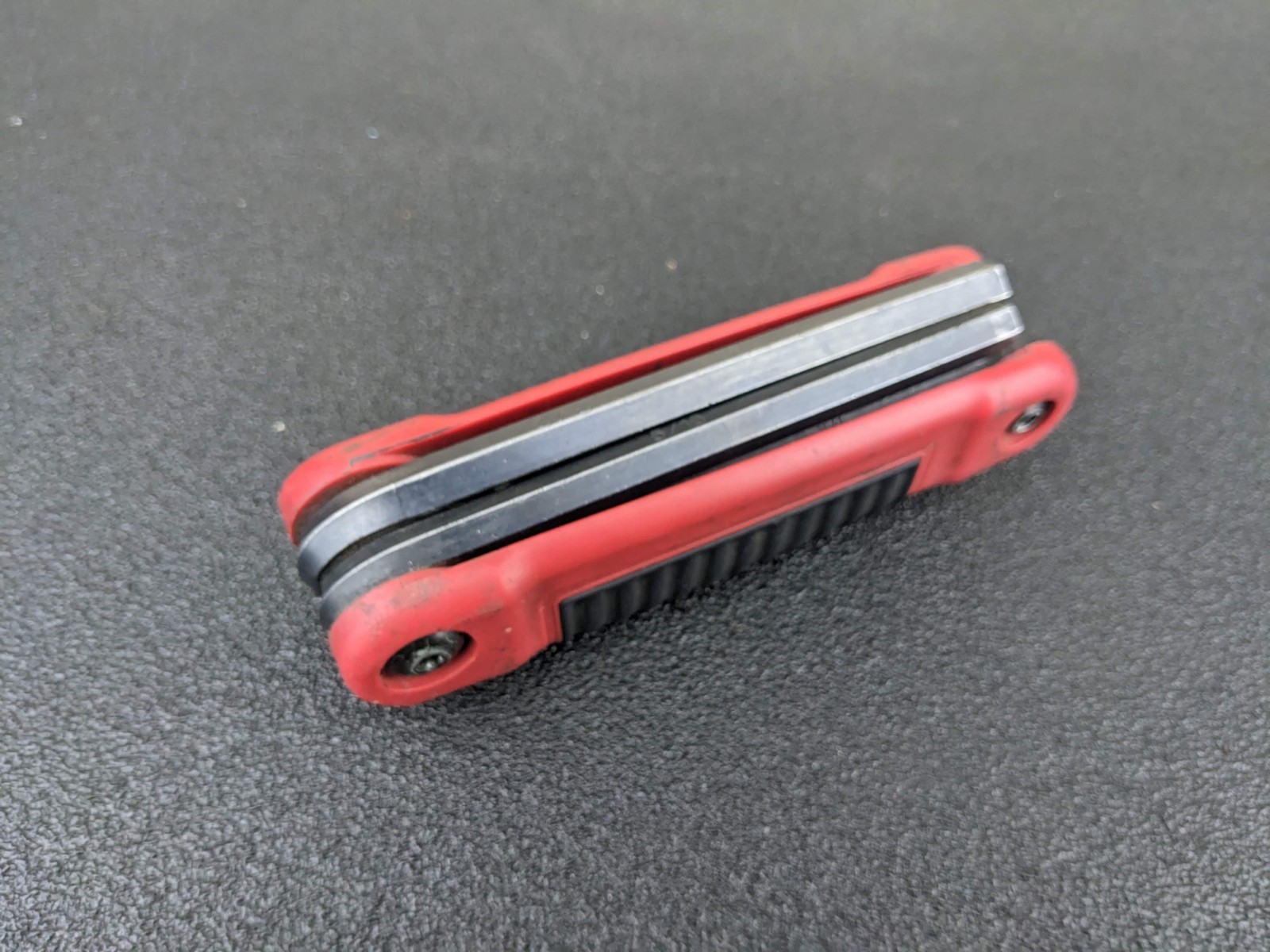 #bn741 Snap On Tools Folding SAE Hex Wrench Set Plastic Handle AWEF6K