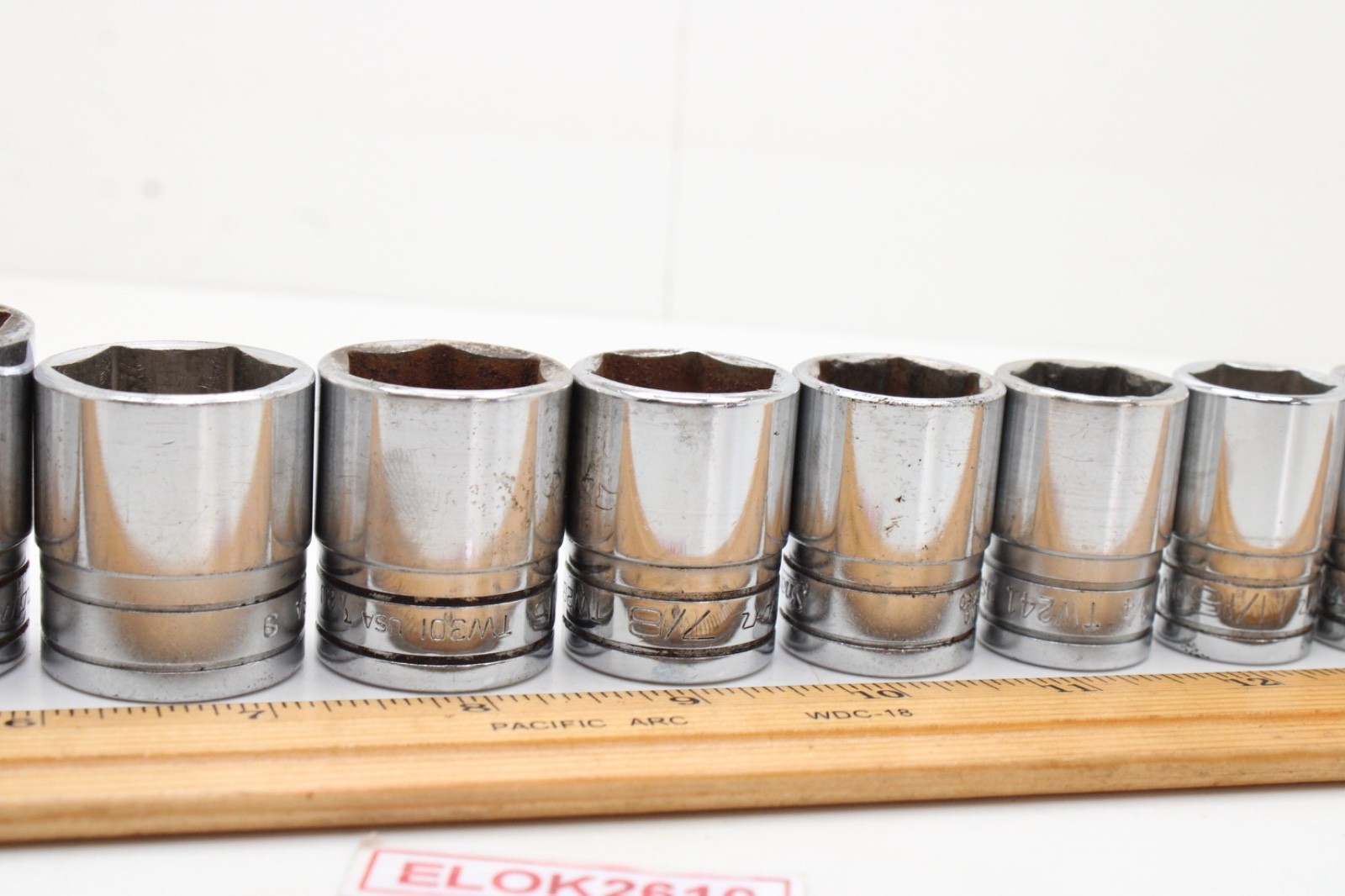 Snap On 315TWYA 3/8″-1-1/4″ 1/2″ Drive 6 Point SAE Chrome Standard Socket Set US