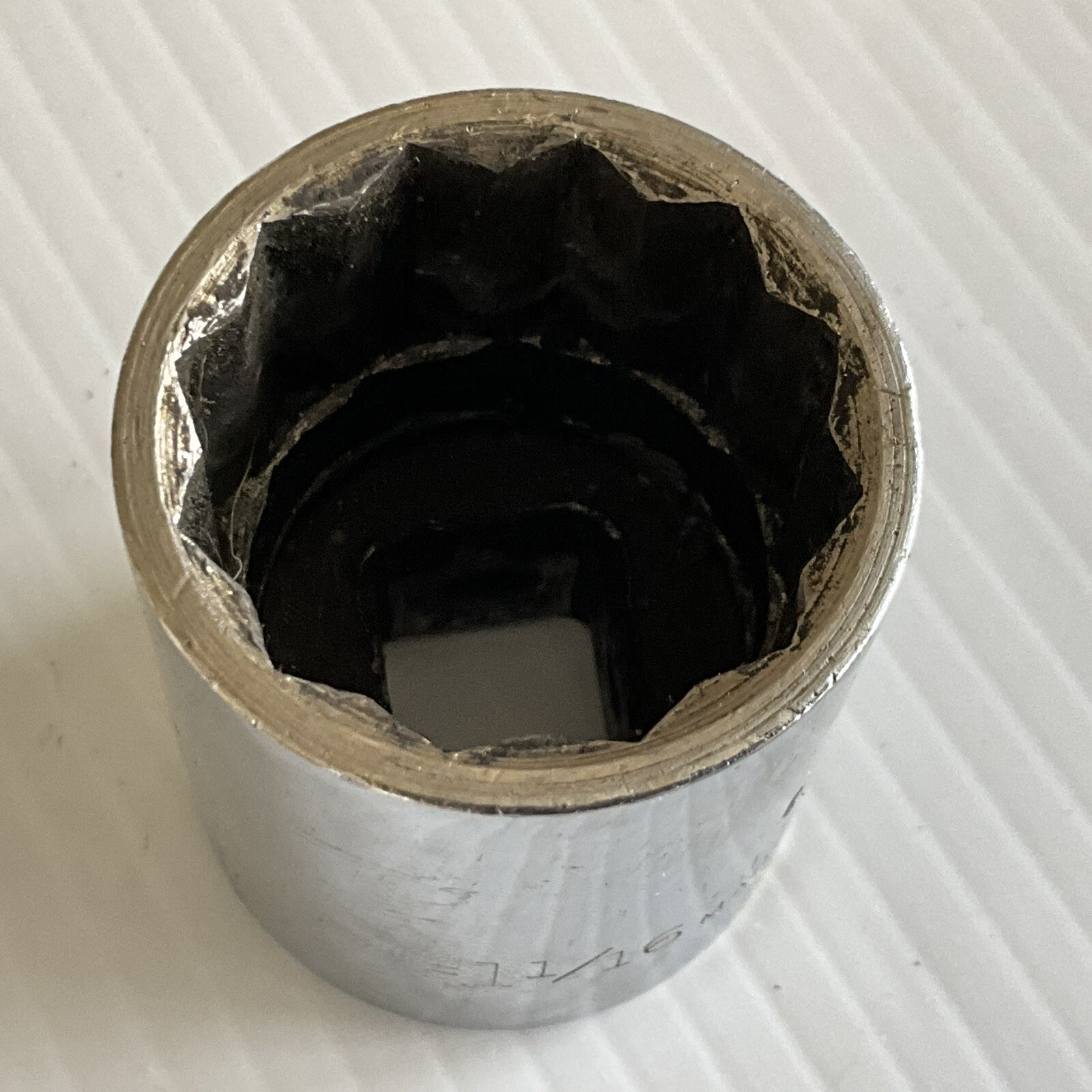 Vintage SPARTA TOOLS CT-1234 1-1/16″ SAE 12 POINT 1/2″ DRIVE SOCKET USA