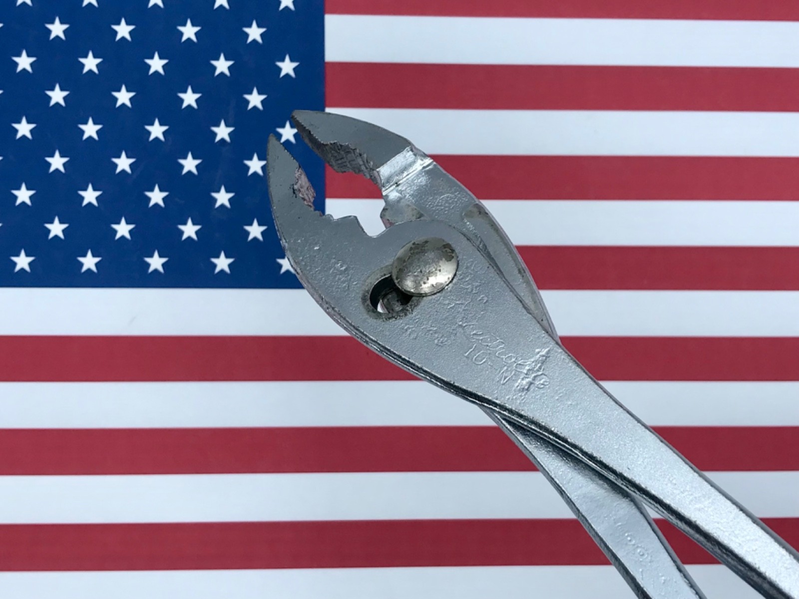 Vintage Lectrolite 10” Slip Joint Pliers, No. 10-N, USA 🇺🇸