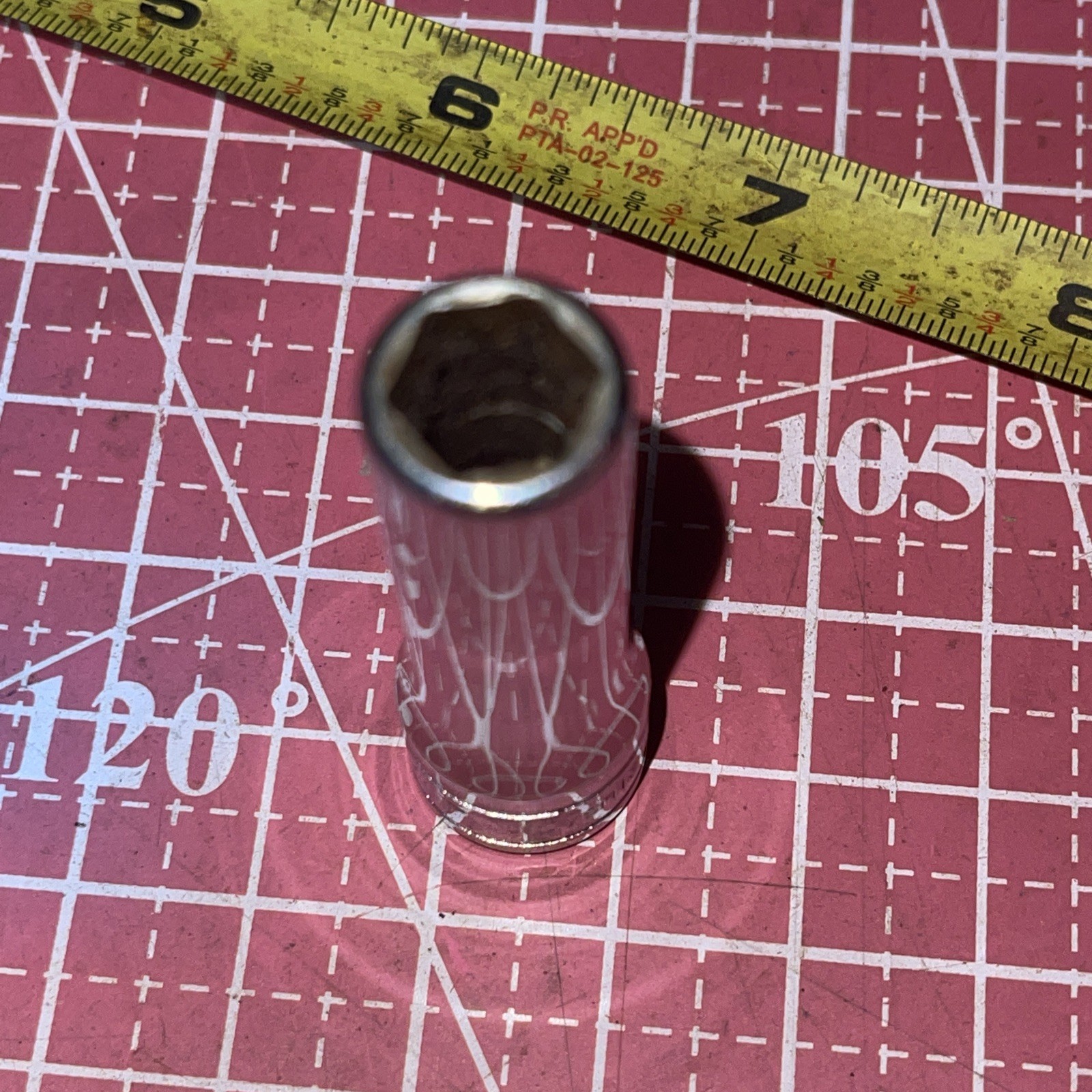 Snap on USA SFS121 3/8 In SAE 3/8″ Drive 6 Point Deep Socket SFS-121 Nice !!!