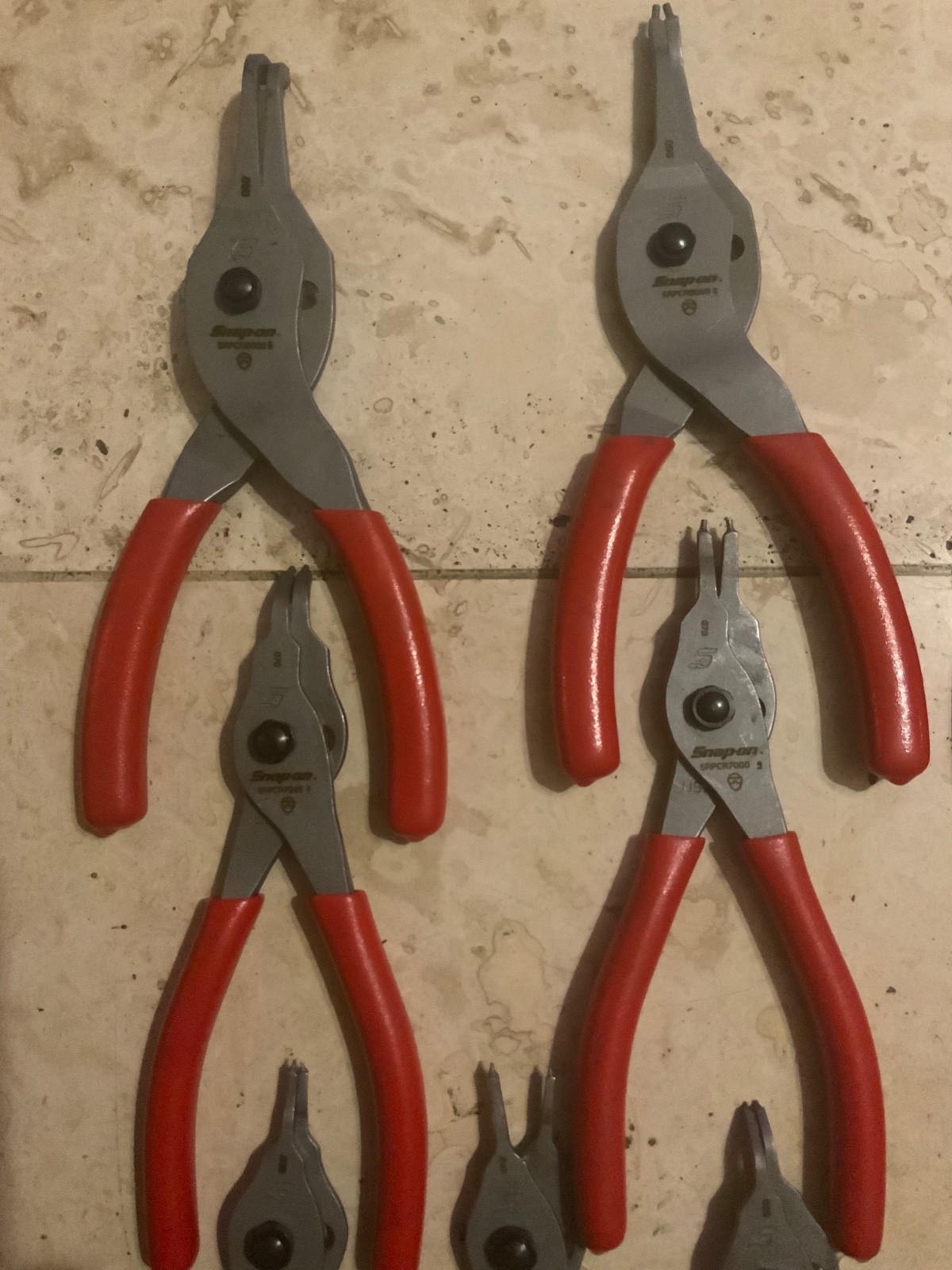 Snap-on Tools 12pc Master Snap Ring Pliers Set SRPCR112