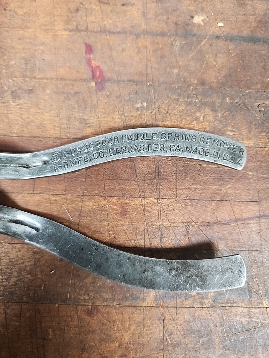 K-D Door Handle Spring Tool 430 Vintage Interior Handle Removal Mechanic Tool