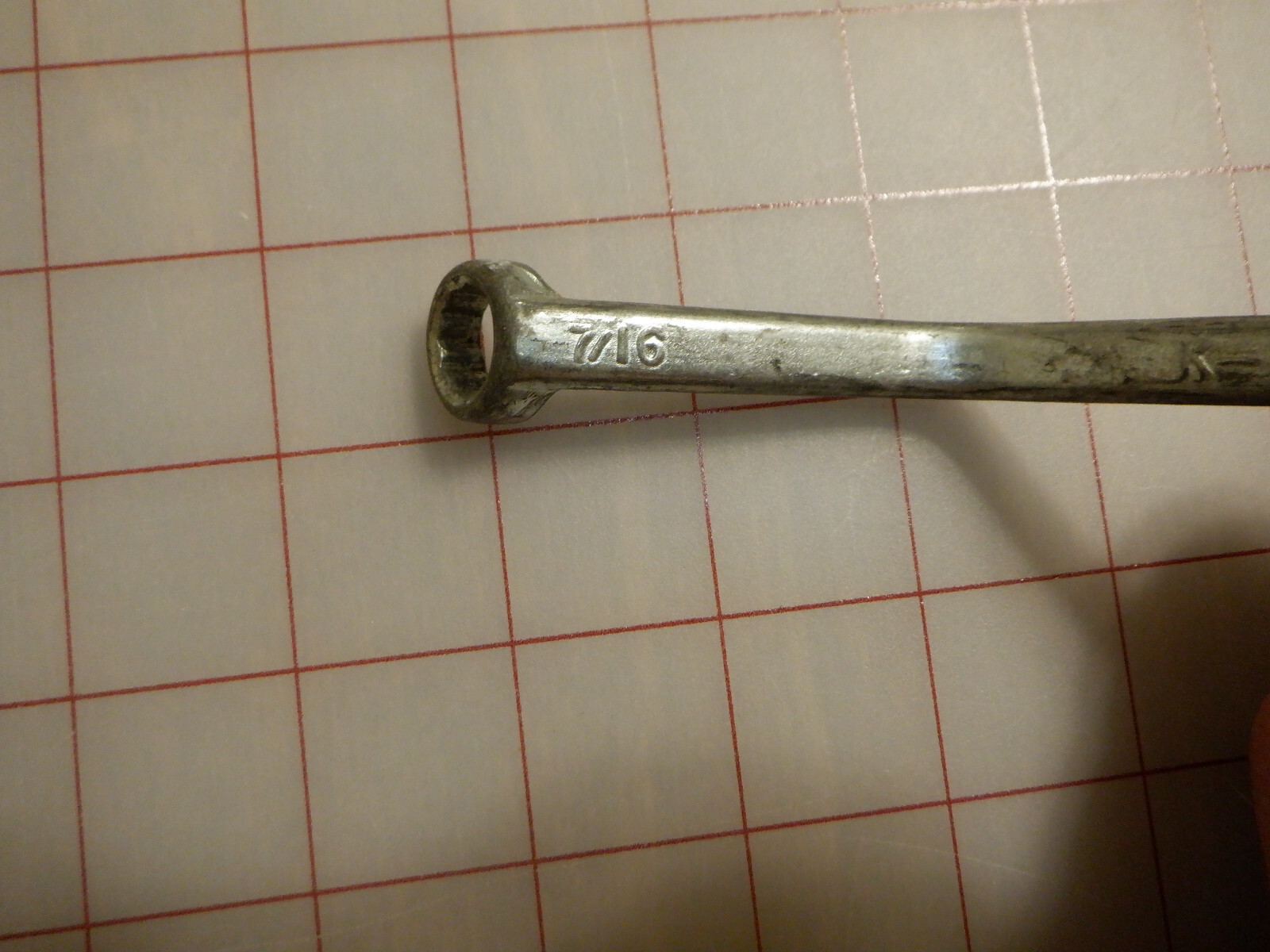 K-D 286 Deep Offset Brake Bleeder Box Wrench Tool 3/8” 6pt x 7/16” 12pt USA