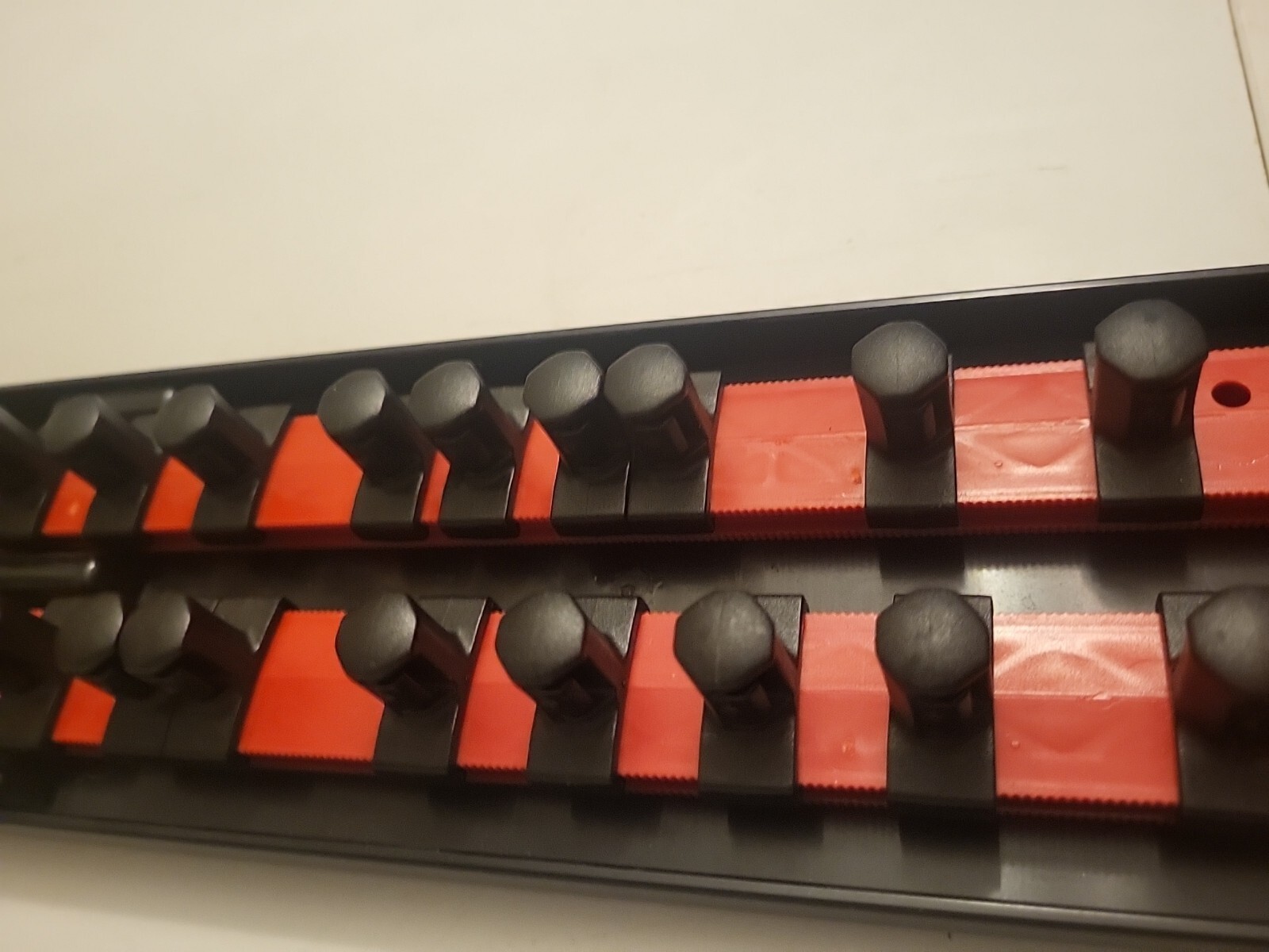Ernst Manufacturing Socket Boss (2-Rail) 1/2-Inch-Drive Socket Organizer Rail