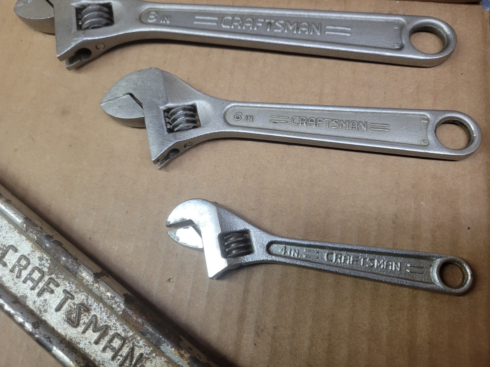 Craftsman 6-Piece Adjustable Wrench Set 4″+ 6″ + 8″ + 10″ + 12″ + 16″