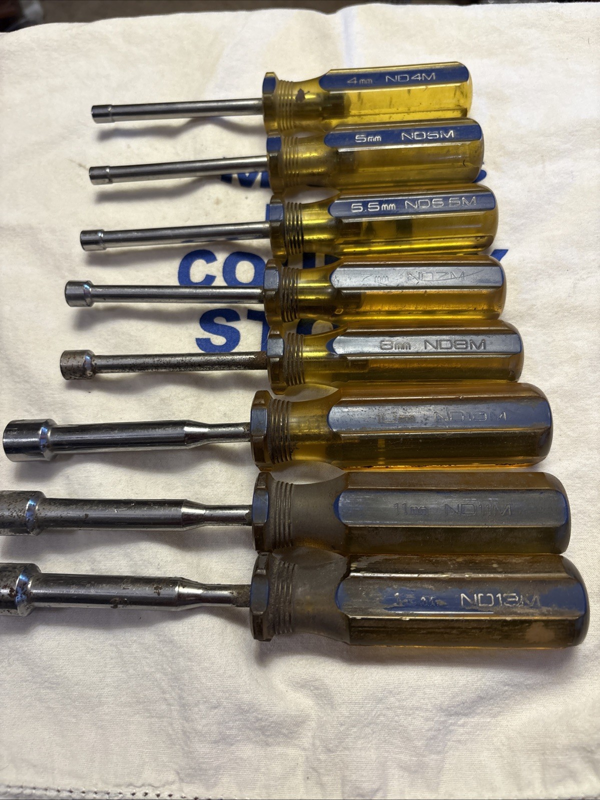 Matco Tools USA 8pc Metric Nut Drivers 4MM-13MM Hard Handle