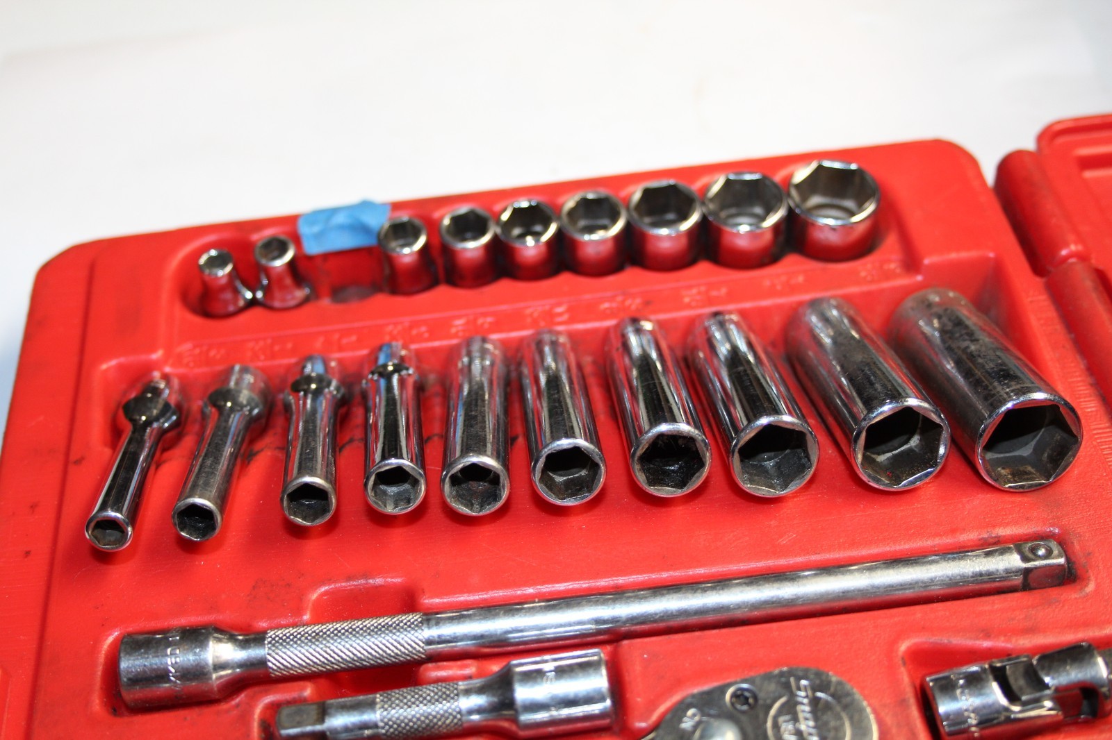 Snap-On Tools 1/4″ Drive 6-Pt General Service Set USA + SOME MISSING + EXTRAS