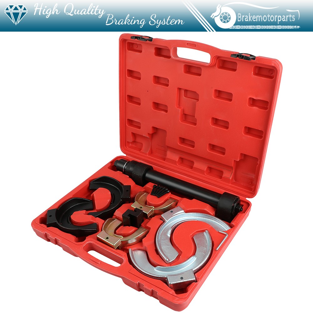 Spring Compressor Extractor Tool Set Fits Interchangeable Fork Strut Coil