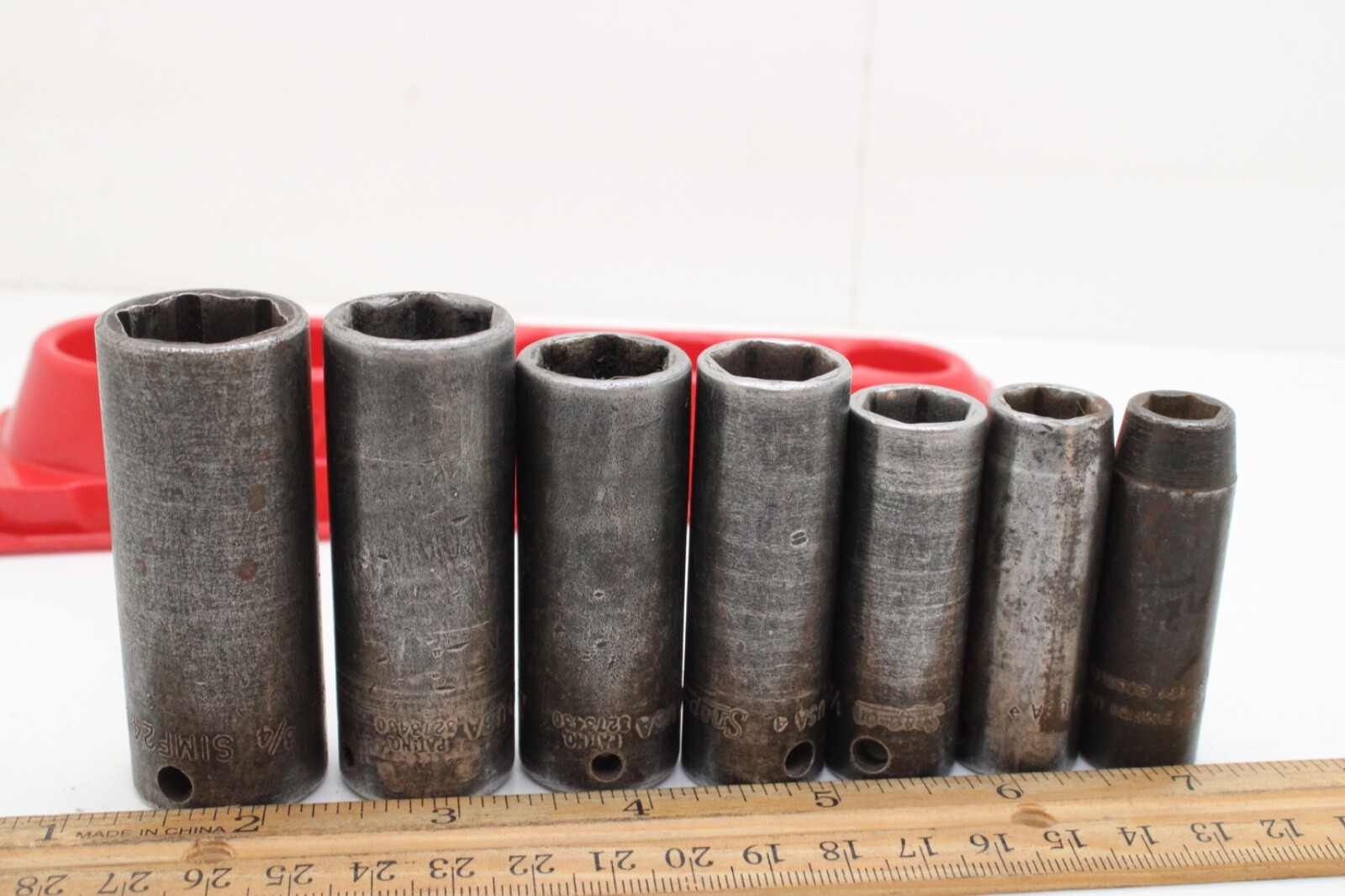 Snap on 207IMFS 3/8″-3/4″ 7 Pc 3/8″ Drive 6 Point Semi-Deep Impact Socket Set