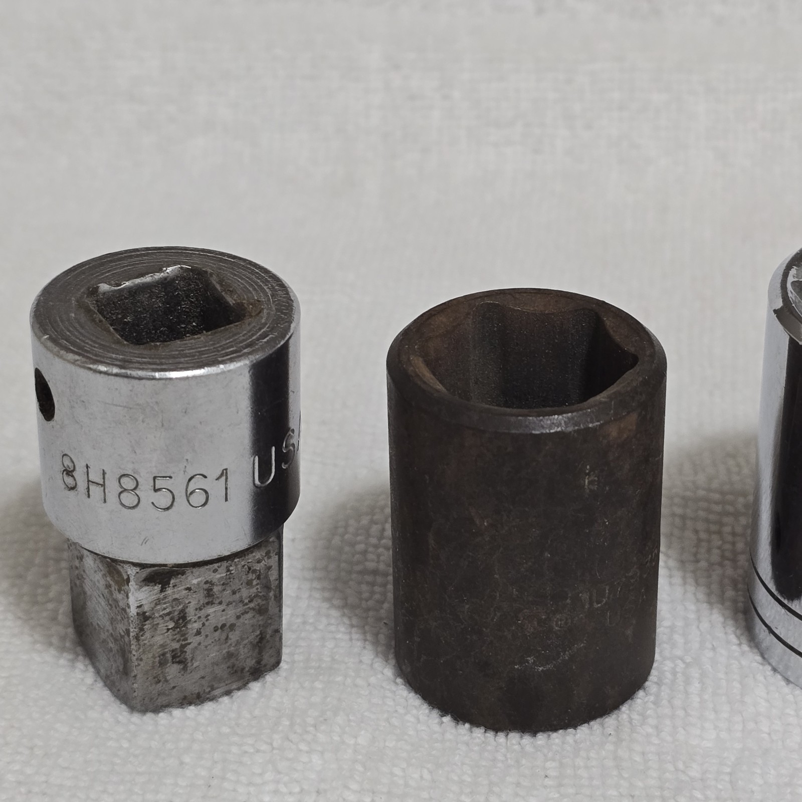 VTG Caterpillar USA 1/2″ Drive Metric Socket Lot 1U Series & Adapter MIXED LOT