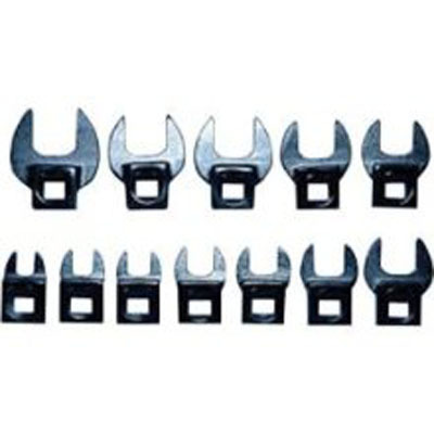 V8 Tools 7412 Crowfoot Wrench Set, 12 Pc, 3/8″ Dr, 8Mm To 19Mm, Open End Style