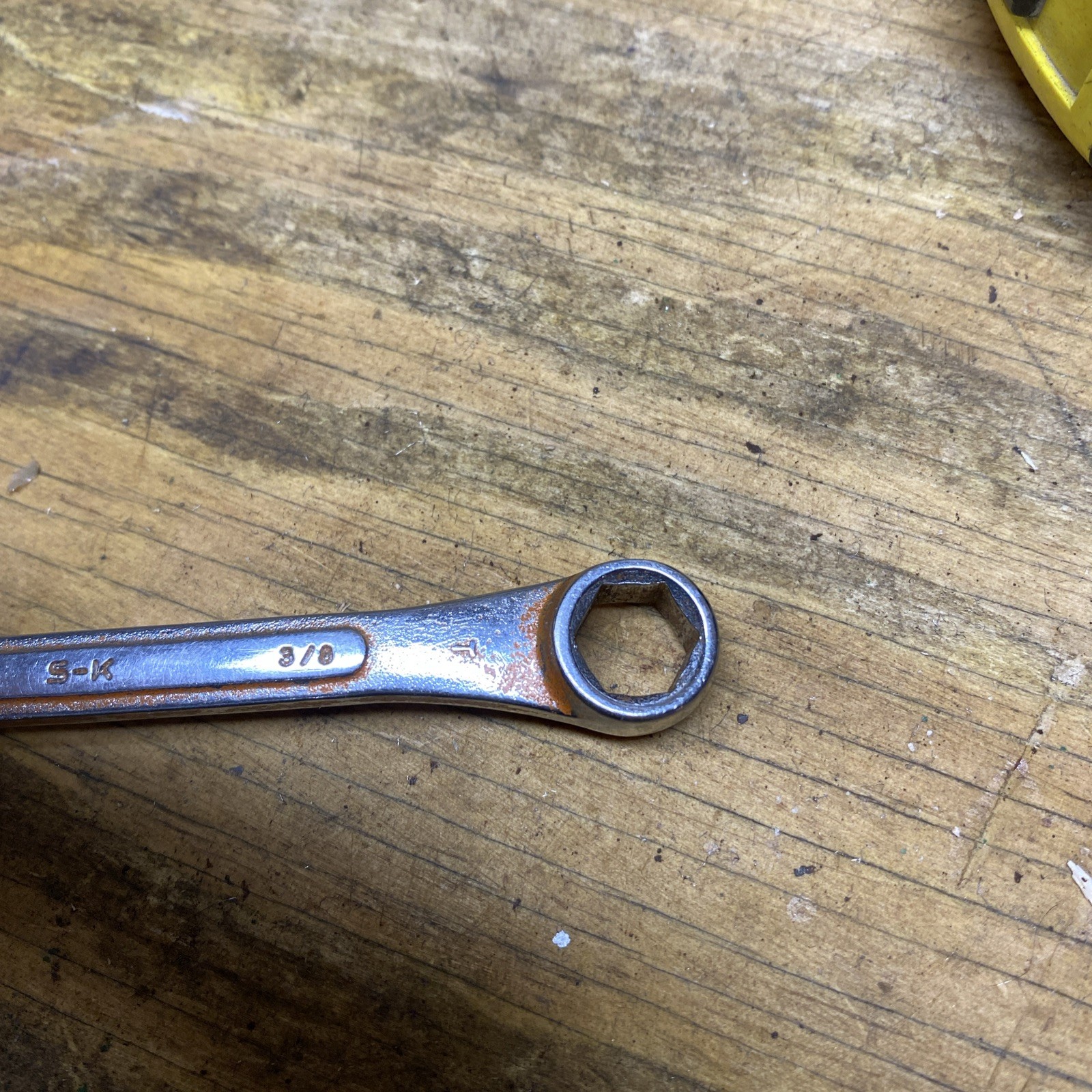 Vintage S-K Tools C-12 3/8″ 6 Point SAE Combination Wrench USA