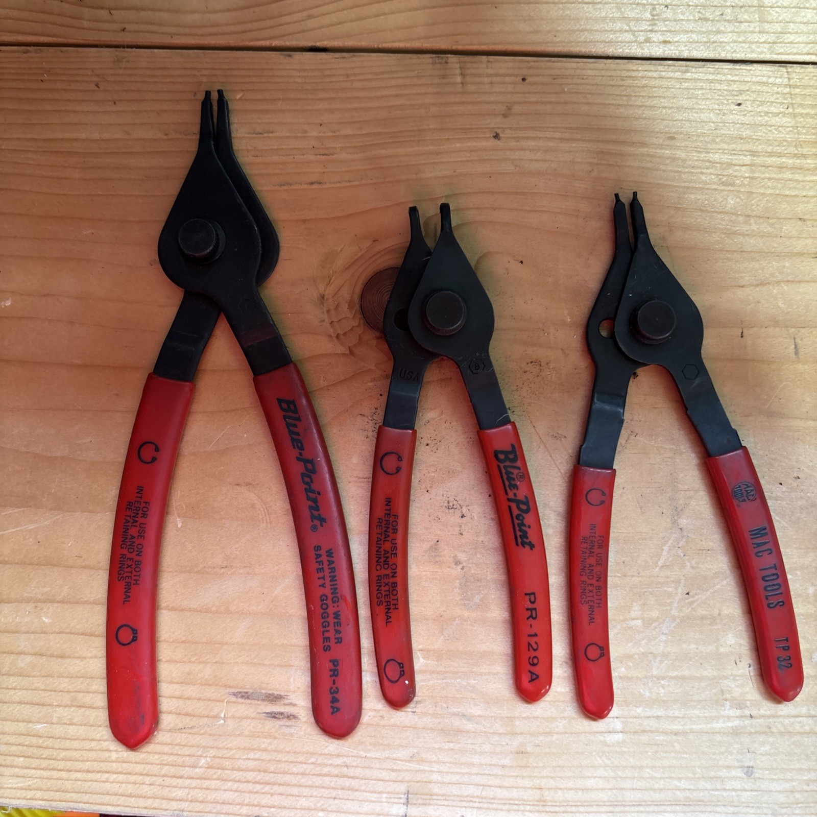 Snap Ring Pliers Mac Tools And Blue Point