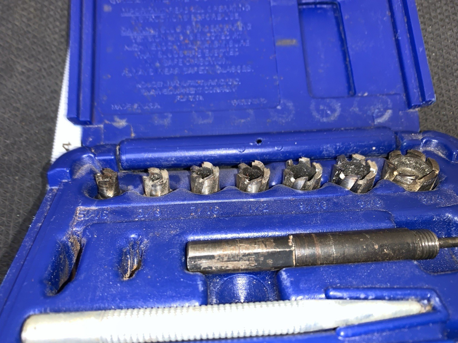 Blue-Point by Snap-on Sheet Metal Hole Cutter Kit # GA219B