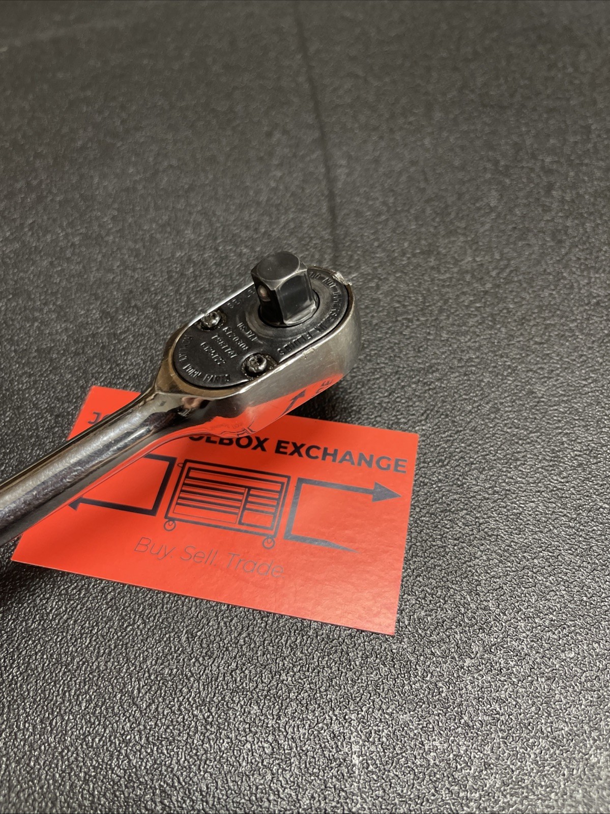 Snap-on Tools USA 3/8″ Drive DARK TITANIUM Hard Handle LONG Ratchet FHLD80DT