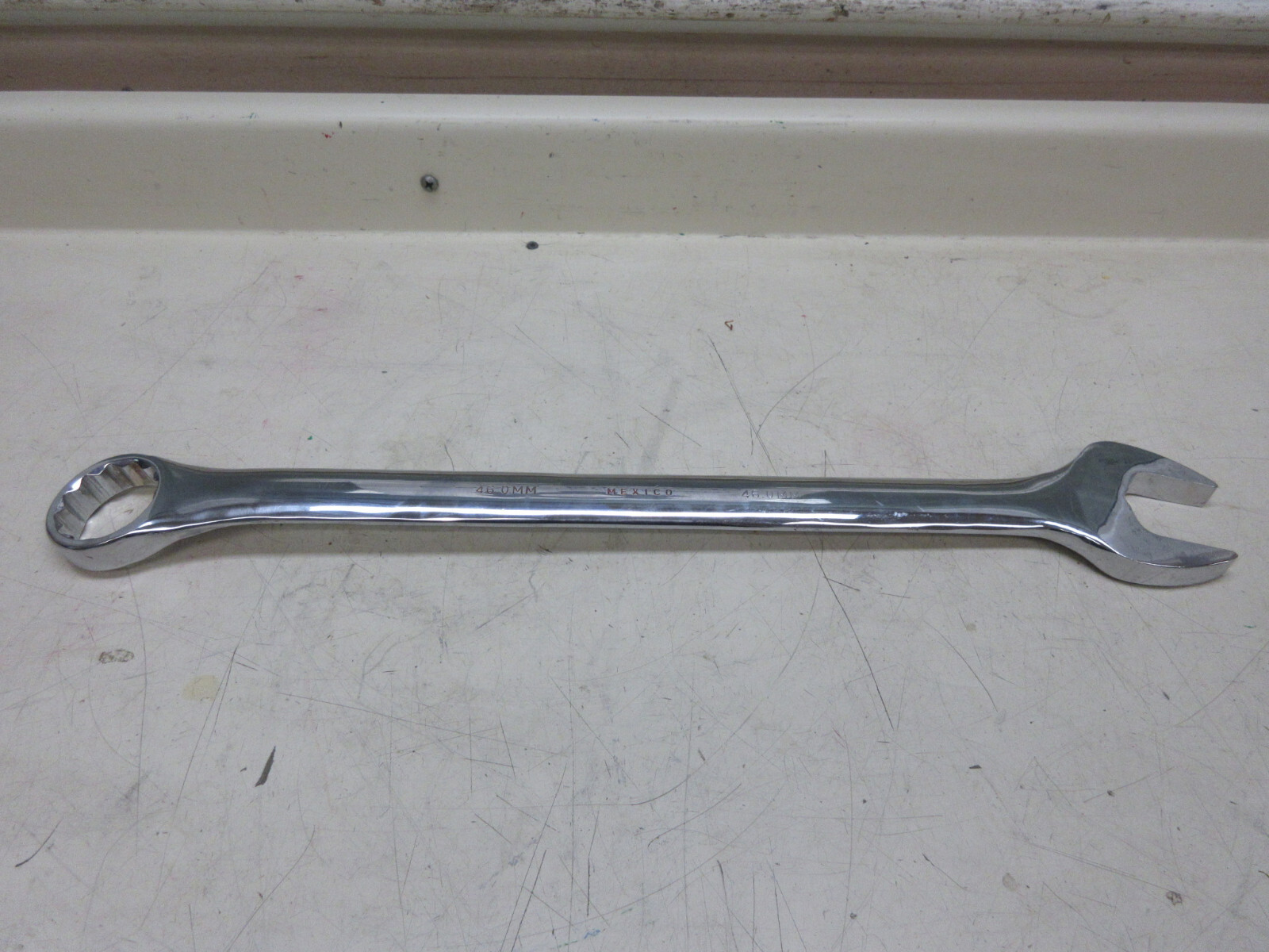 Urrea 1258 1-13/16″ 12 Point Chrome Combination Wrench Used Free Shipping