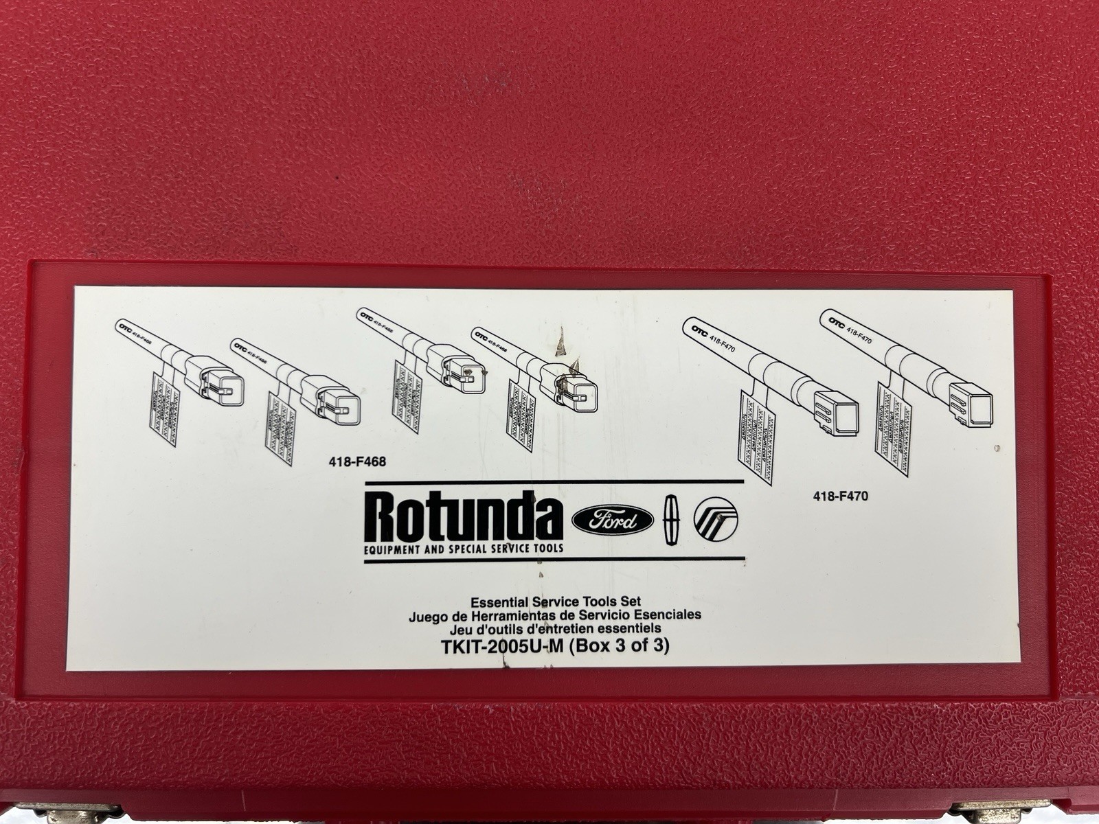Ford Rotunda TKIT-2005U-M Set 308-375 205-503 205-175 307-429 308-430 412-133