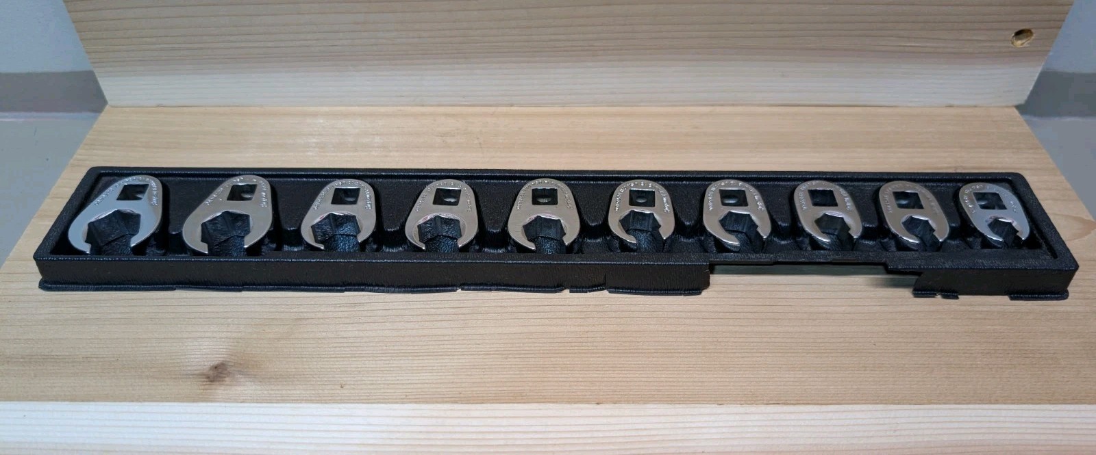 Snap On 10pc 3/8″ Drive Metric Crowfoot Flare Nut Socket Set 9-18mm 210FRHMA