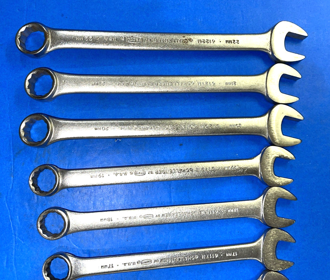 CHALLENGER BY PROTO TOOLS 13 PIECE METRIC COMBINATION WRENCH SET 12 POINT