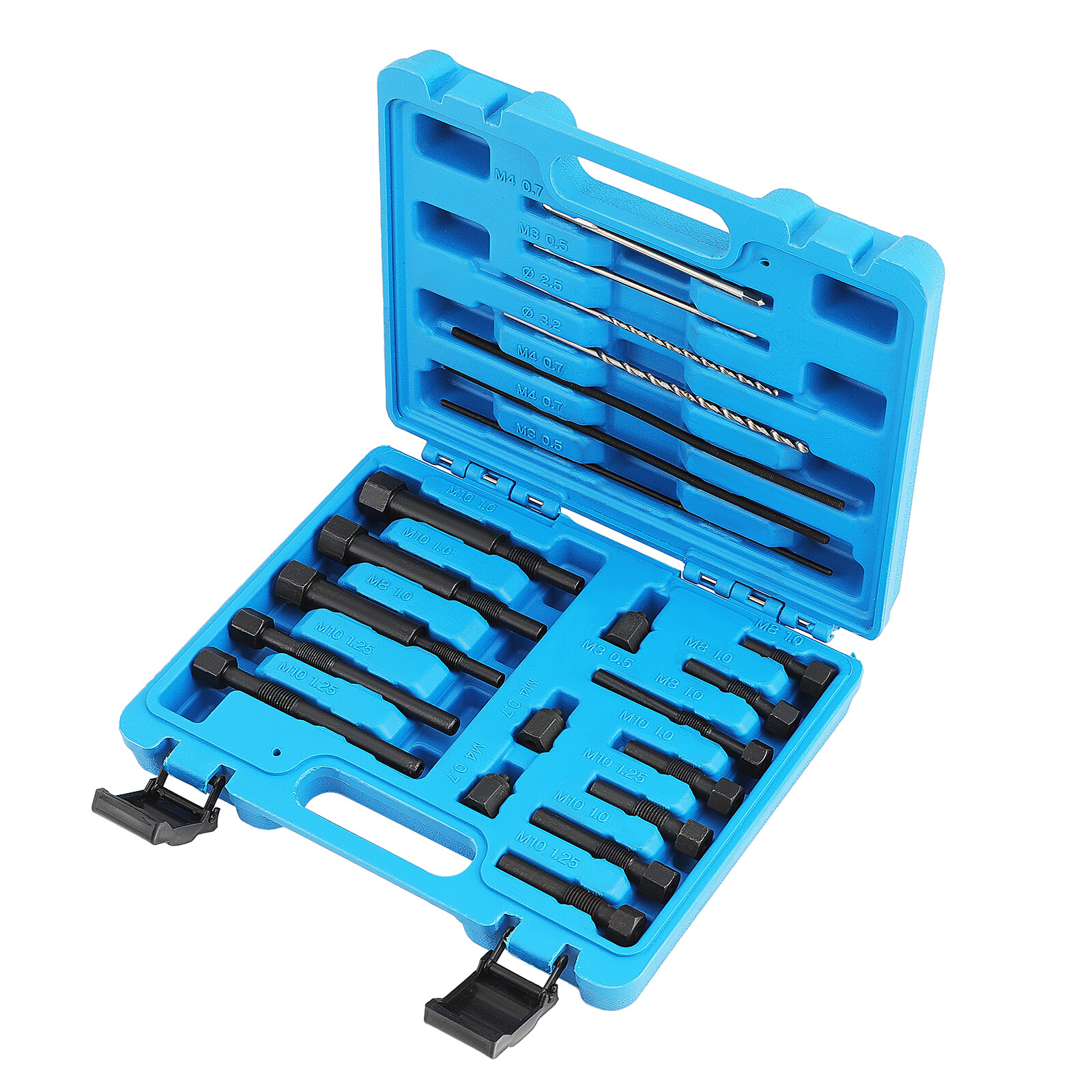Glow Plug Electrodes Removal Extracting Remover Tapper Tool Kit M8 M10 Threads