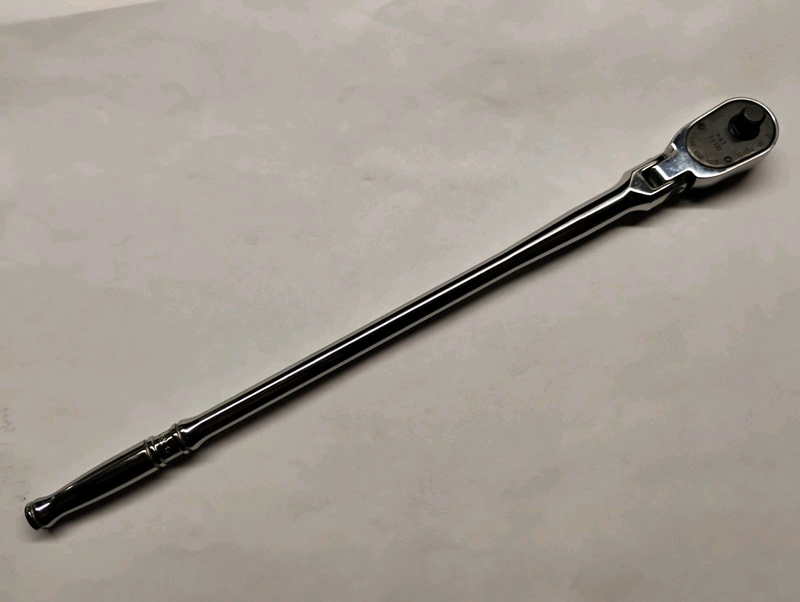 Snap-on Tools USED 1/4″ Drive Chrome Extra Long Flex Head Ratchet TLLF72, DPO