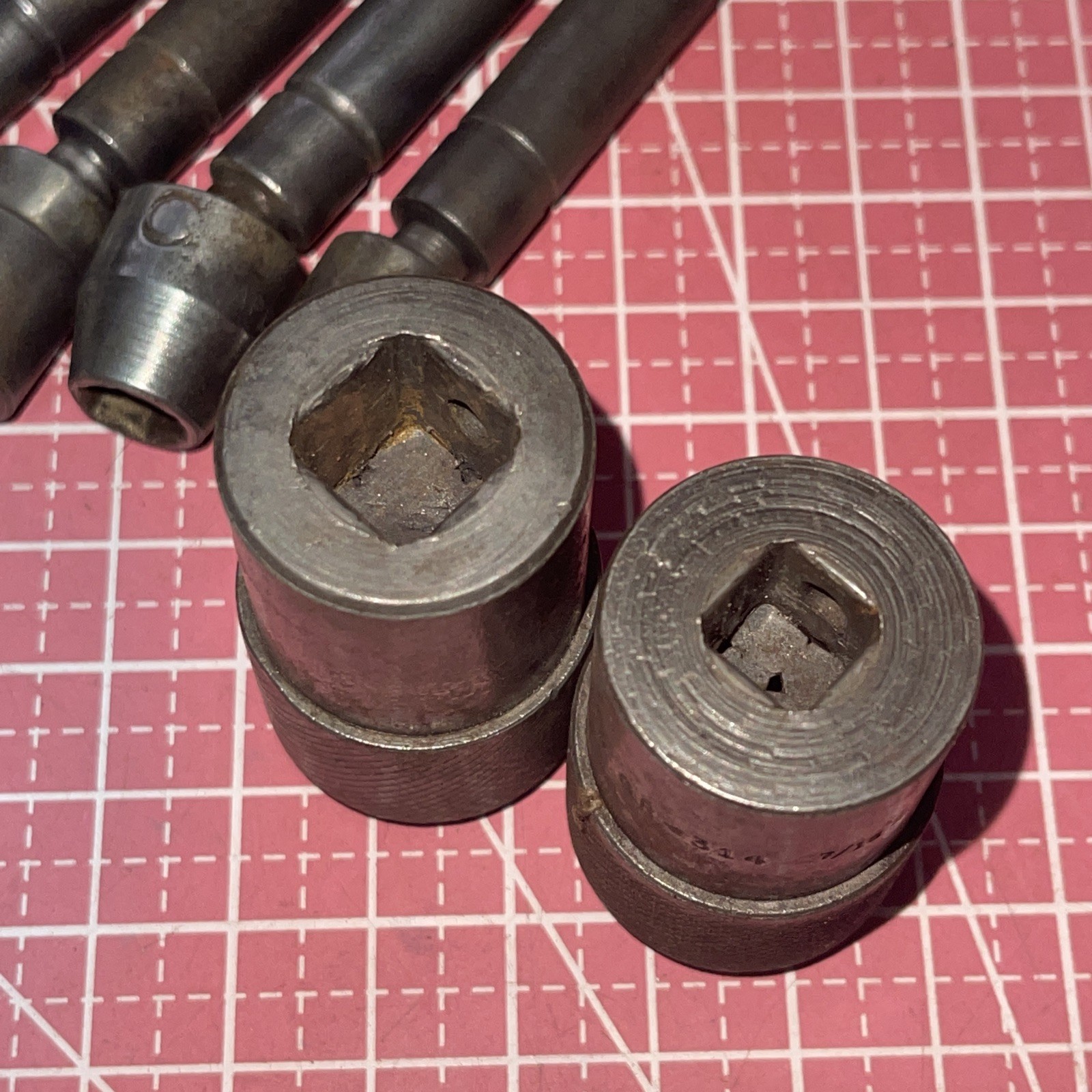 Apex USA Hex 7/16 Power Drive 7 Piece 5/16 – 5/8 Wobble Socket Adapter Extension