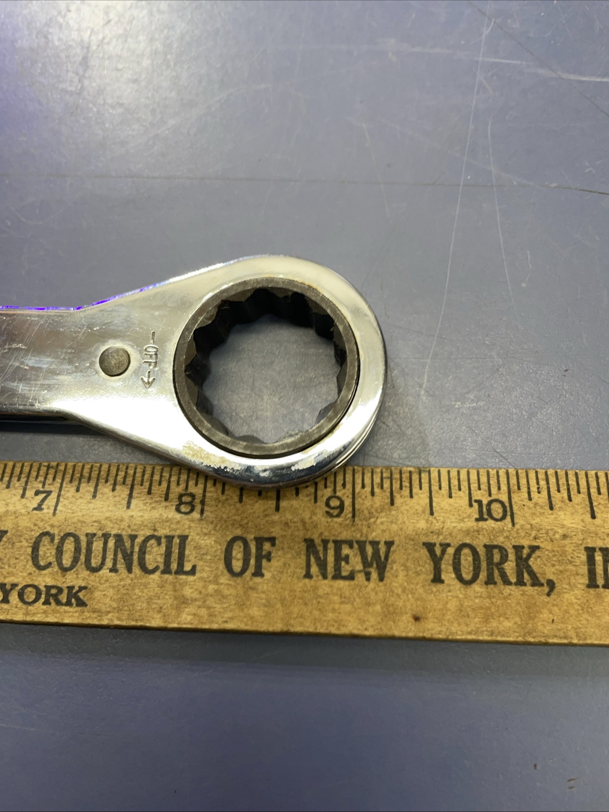 PROTO 1195-A 3/4” X 7/8” RATCHETING BOX WRENCH