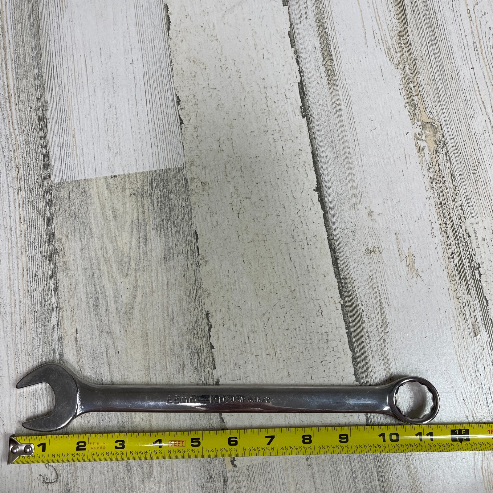22mm KD Combination End Wrench – Part Number 63622 – Made in USA