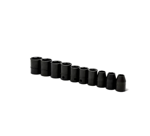 (10PC)JobSmart 6pt Shallow Metric 1/2″ Drive Impact Socket Set 11-17 19 21 22 24